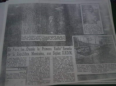 Publicación de develación de placa radiofónica