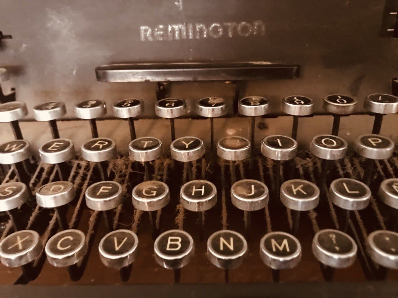 Teclado de una Maquina de escribir