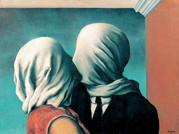 Los amantes René Magritte