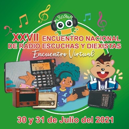 Poster Encuentro Nacional de Radio escuchas y Diexistas