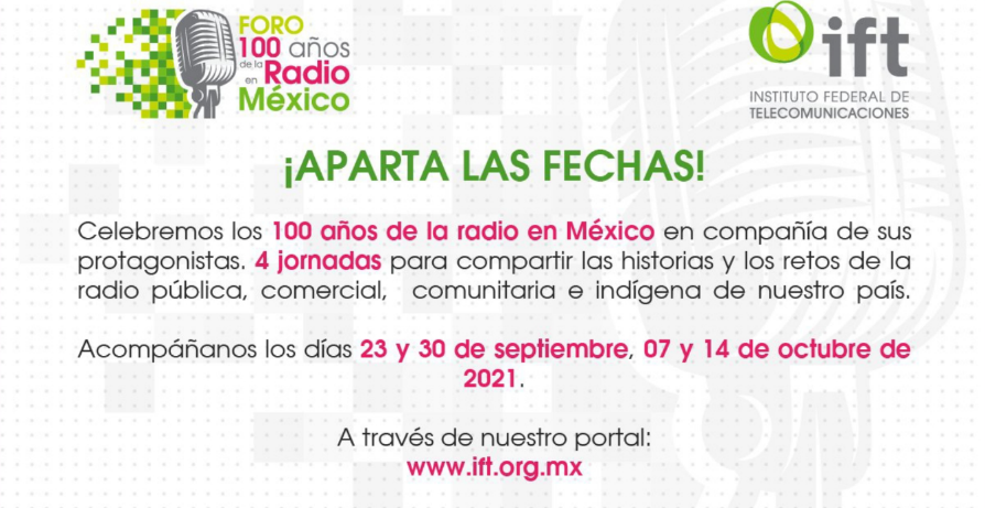 Foro 100 años de la Radio en México