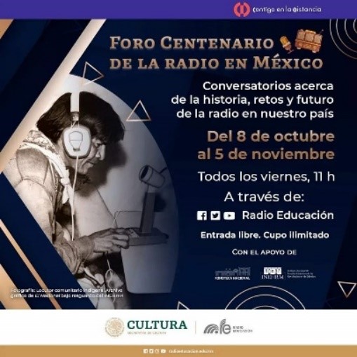 Foro centenario de la Radio en México Secretaría de Cultura