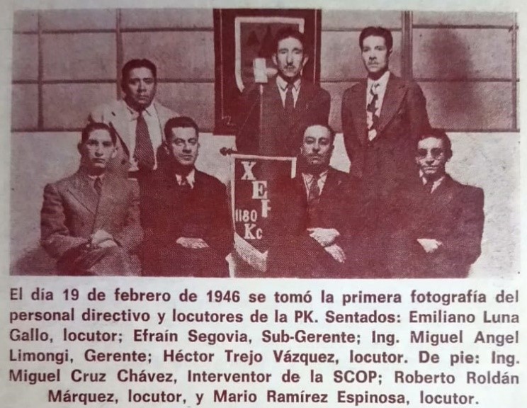 Personal Directivo y Locutores de la PK