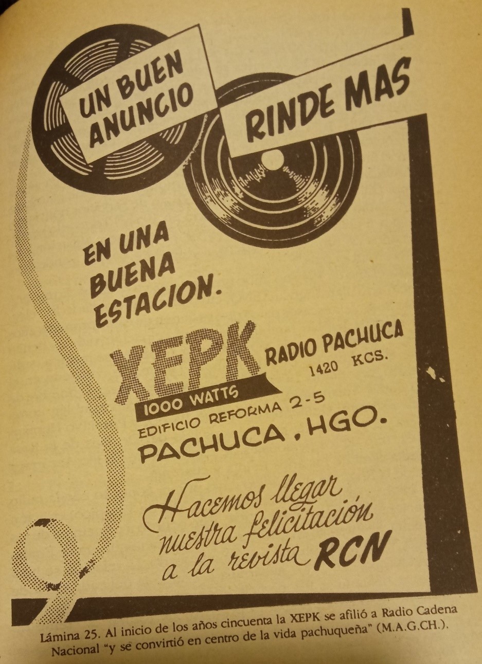 Cartel XEPK Pachuca