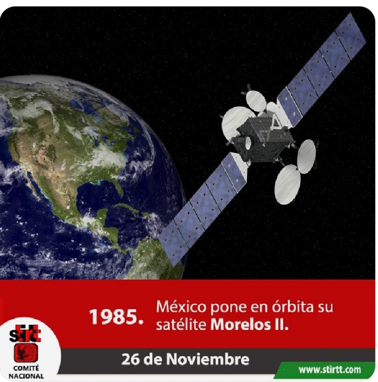 Satélite Morelos II Efeméride