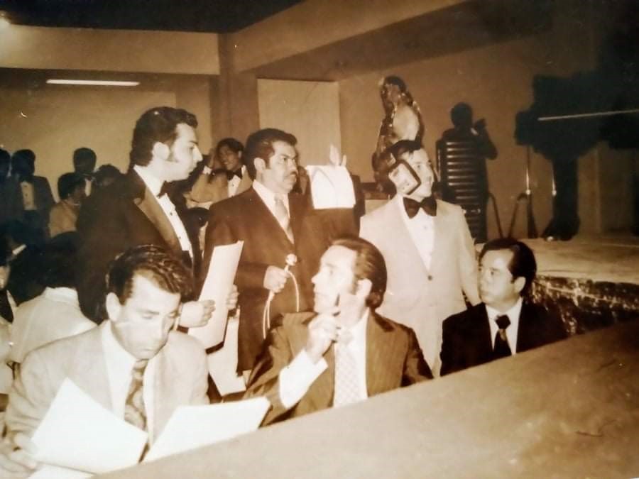 Alfonso Zayas y Julio Aleman en la Elección Srita. Hidalgo