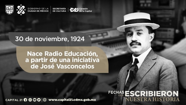 José Vasconcelos Radio Educación
