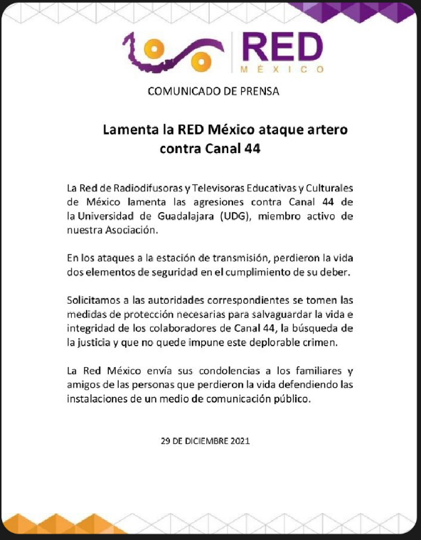 Esquela de RED México