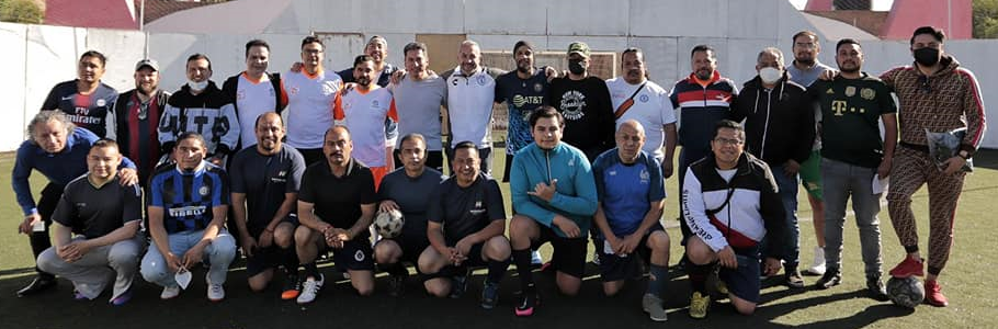 PRESIDENTE MUNICIPAL DE PACHUCA SERGIO BAÑOS RUBIO Y EL PRESIDENTE DE LA FUNCOPE