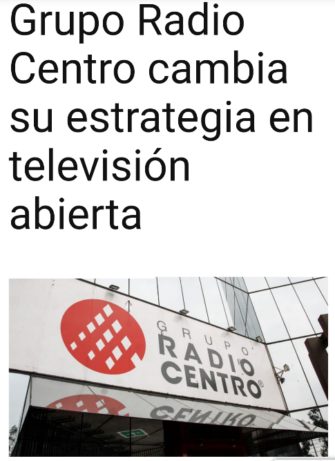Grupo Radio Centro instalación