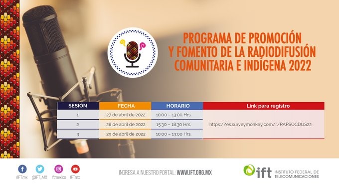 Programa de Promoción y Fomento de la Radiodifusión Comunitaria e Indígena 2022