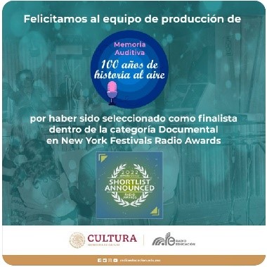 Felicitación Cultura