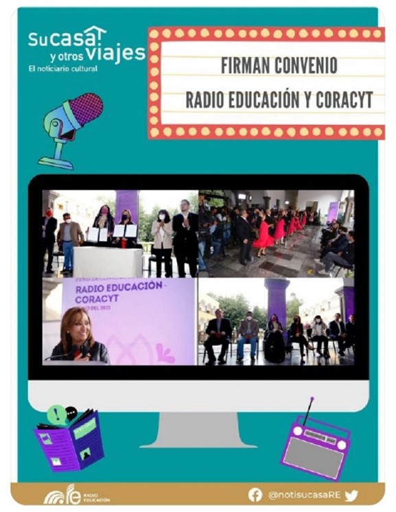 Convenio Radio Educación y CORACYT