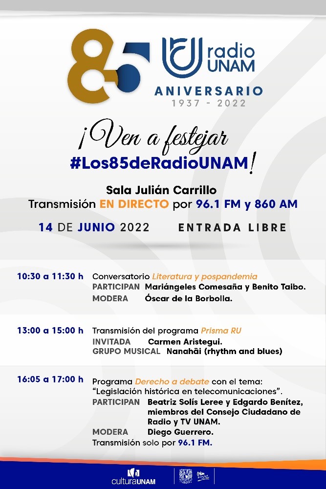 Radio UNAM 85 aniversario