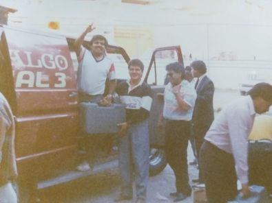 vJavier Calva, Gabriel Gómez, Alex Torres y Antonio Jaen