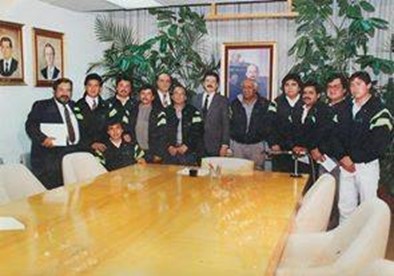 Juan Saldaña Rosell, Guillermo Hernández Juárez, Abel Hernández García, Antonio Jaen Mendoza, alejandro Hernández Enriquez, Felix Pacreu Vizcaya, ROberto Baños Gutiérrez, Adolfo Lugo Verduzco, Isidro Quiroz Ortega, Jaime Gabriel Gómez Villegas, David Cervantes Herrera, Guillermo Amador León, Emilio Roberto García Ramos