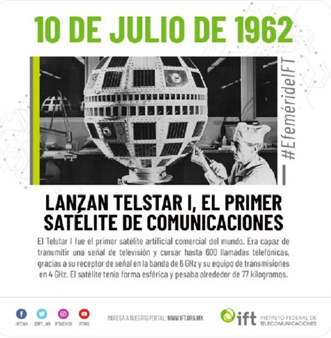 efeméride 10 de julio de 1962 IFT
