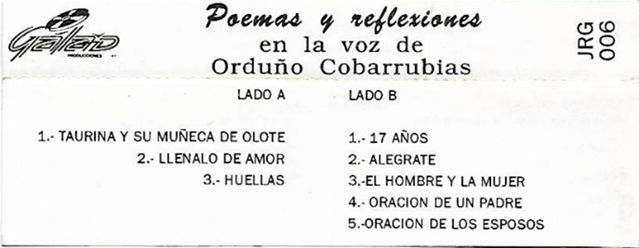 Poemas y Reflexiones Orduño Cobarrubias