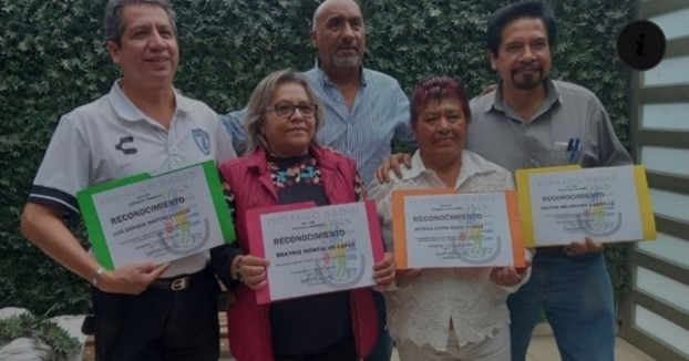 Luis Enrique Martínez García, Beatriz Montalvo López, Antonia Reyna Reyes Flores, Emilio Roberto García Ramos y el Ing. Victor Noe Bojorges Castillo
