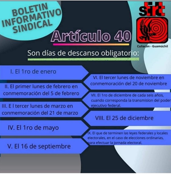 STIRTT Boletín Informativo Sindical
