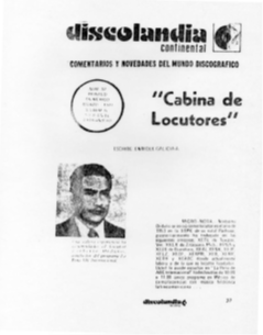 Cabina de Locutores Discolandia