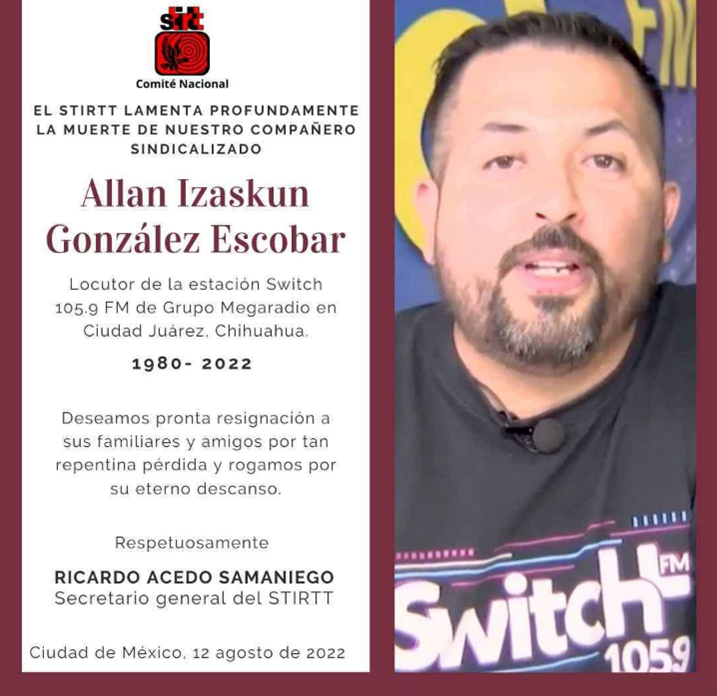 Esquela Allan González Escobar