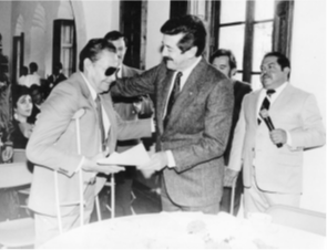Norberto Orduño Covarrubias y el Lic. Adolfo Lugo Verduzco
