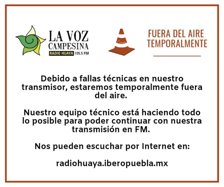La Voz Campesina Fuera del Aire Temporalmente