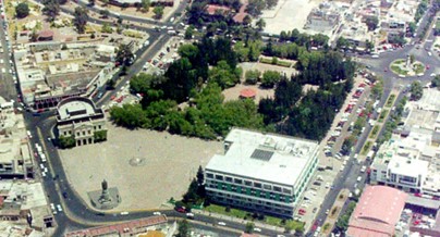 Vista Aérea de Plaza Juárez
