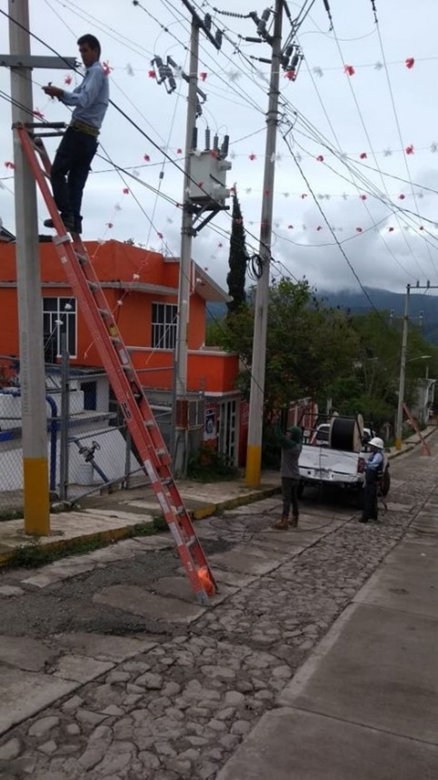 Red de fibra óptica Jacala de Ledesma