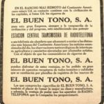 El Buen Tono S.A. Hemerografía