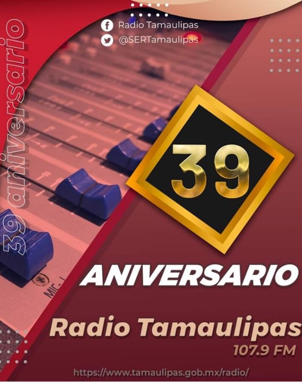 Cartel Aniversario Radio Tamaulipan