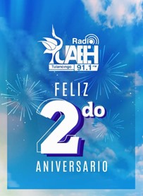 Cartel del Segundo aniversario Radio UAEH Tulancingo