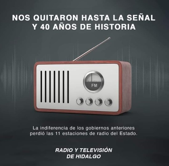 Pérdida de 40 años de historia, Radio y Televisión de Hidalgo