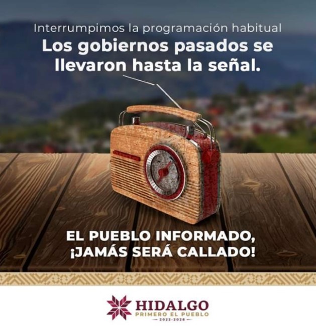Los gobiernos pasados se llevaron hasta la señal