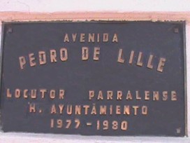 avenida Pedro de Lille Placa