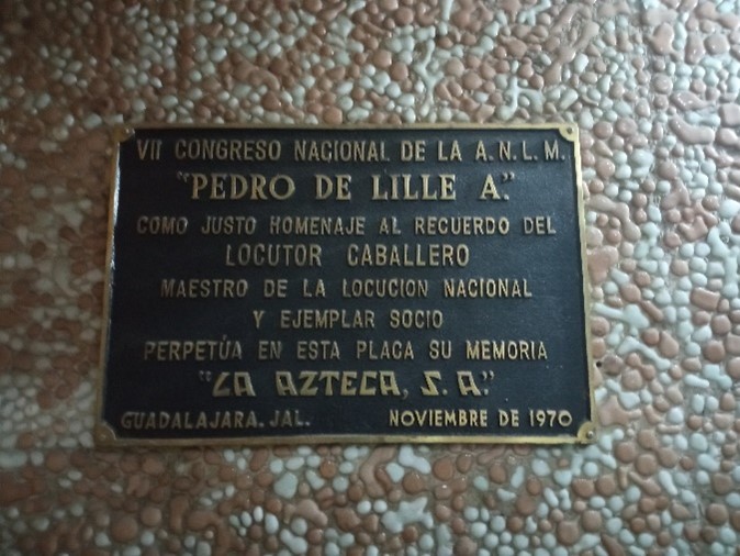 Pedro de Lille Placa conmemorativa