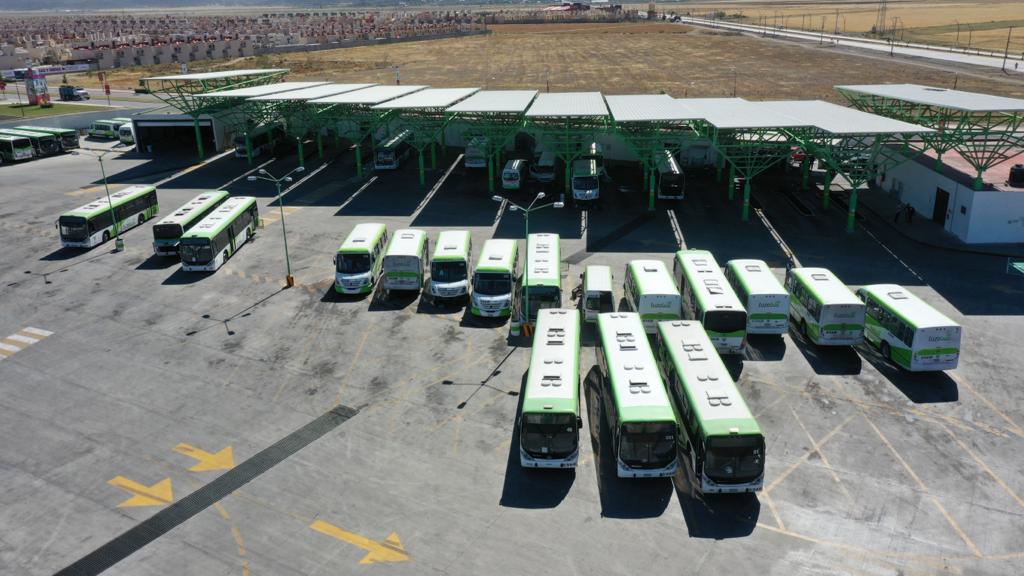 Estacionamiento del Tuzobus