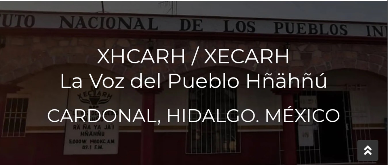 La Voz del Pueblo Hñähñú, Cardonal, Hidalgo