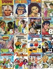 Historietas de los años 60s y 70s