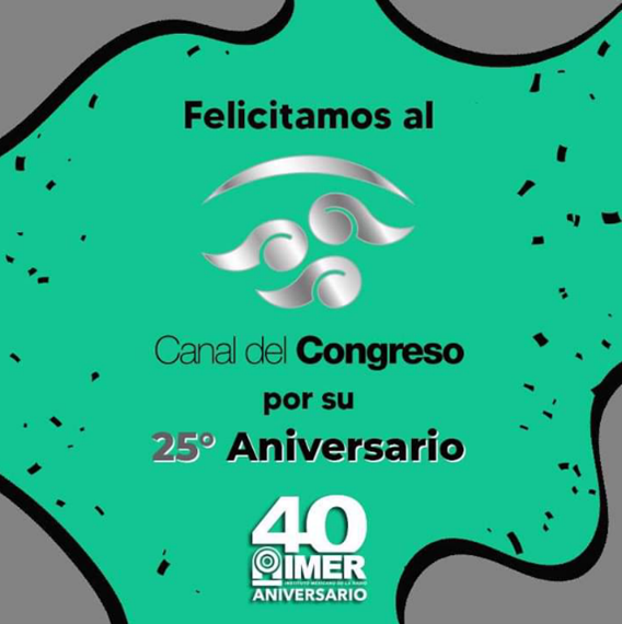 Canal del Congreso 25 aniversario