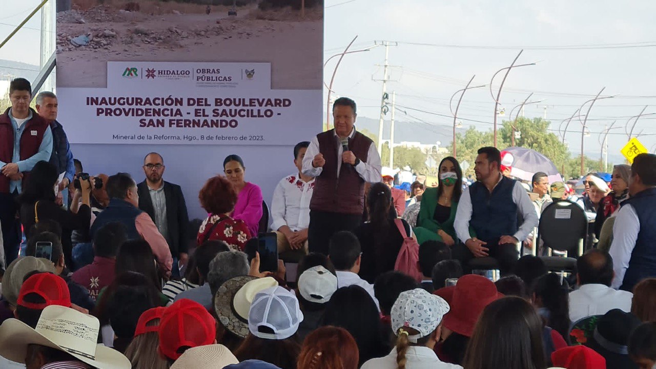 Julio Menchaca inaugura Bulevar La Providencia El Saucillo