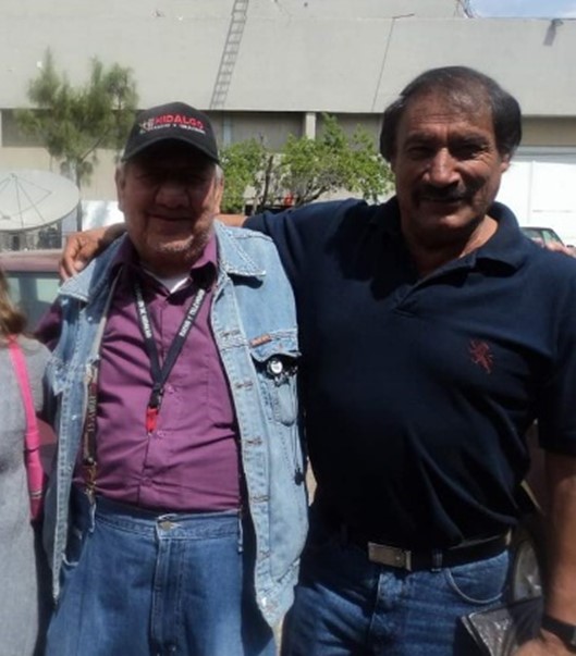 Don Daniel Reyes Lucio y José Carrasco Lozano