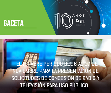 Gaceta IFT