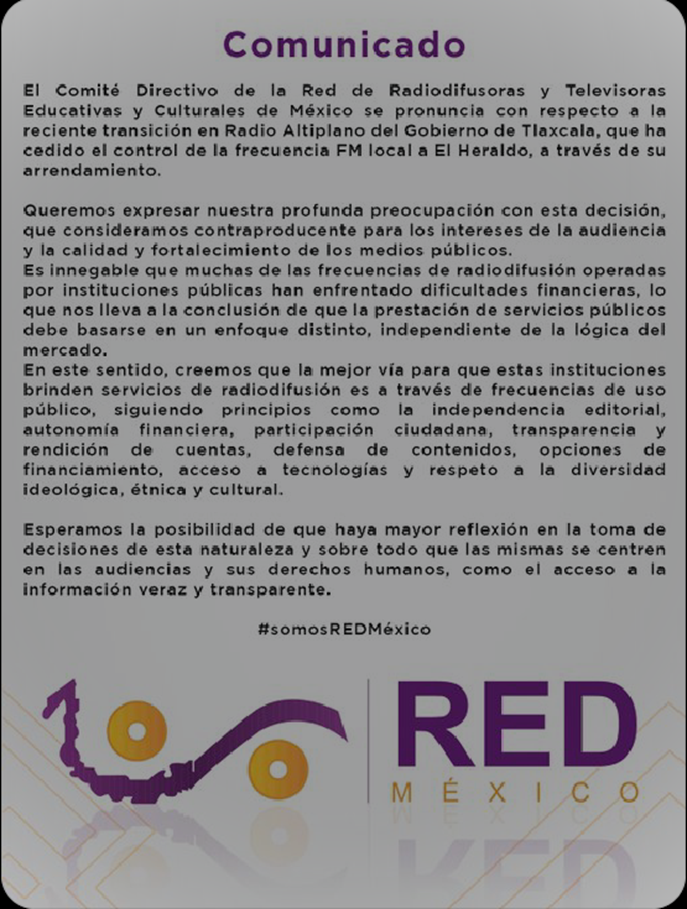 Comunicado Red México