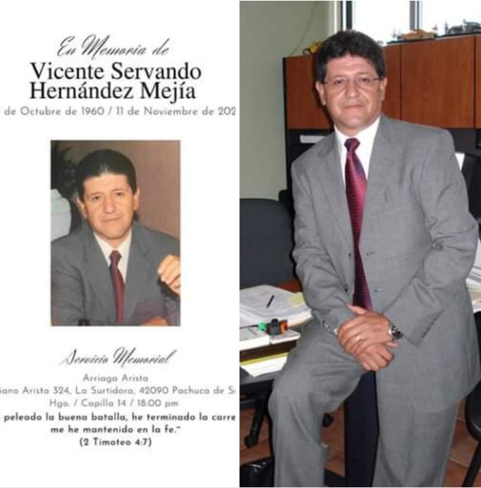 Esquela Vicente Servando Hernández Mejía