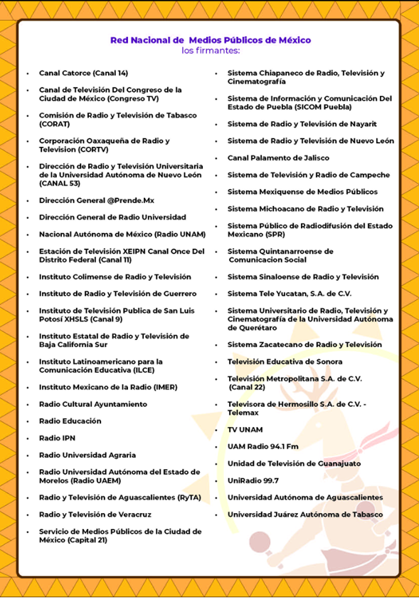 Red NAcional de Medios Públicos de México
