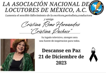Esquela Cristina Romo Hernández