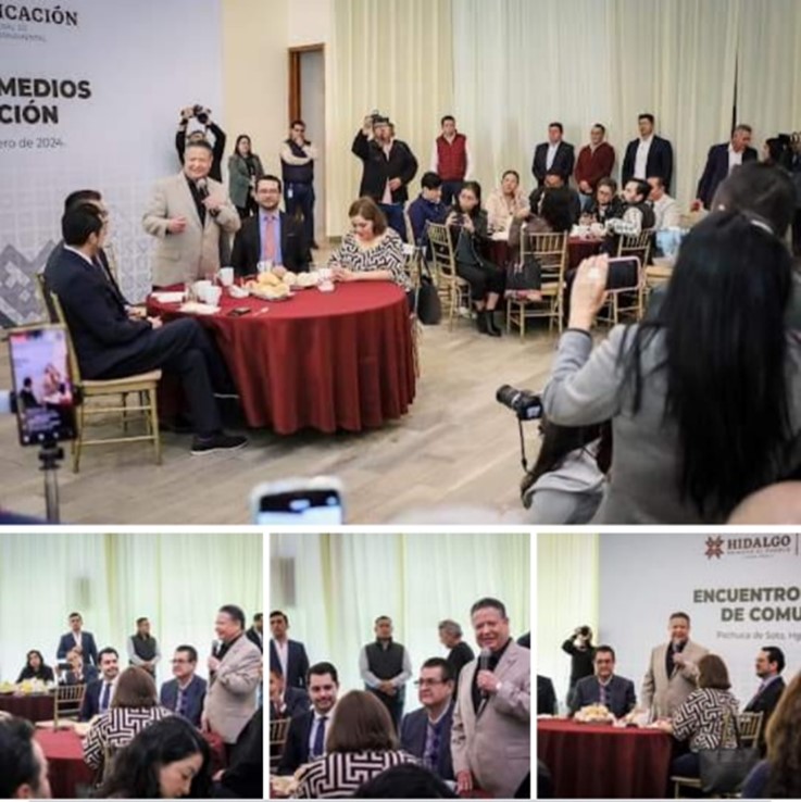 Encuentro de comunicadores de Hidalgo Julio Menchaca