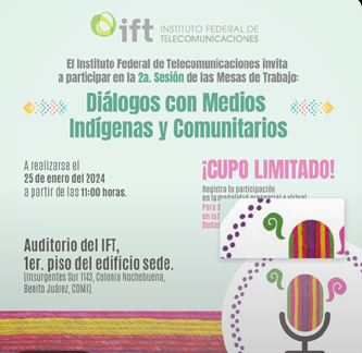 Diálogos con medios indígenas y comunitarios